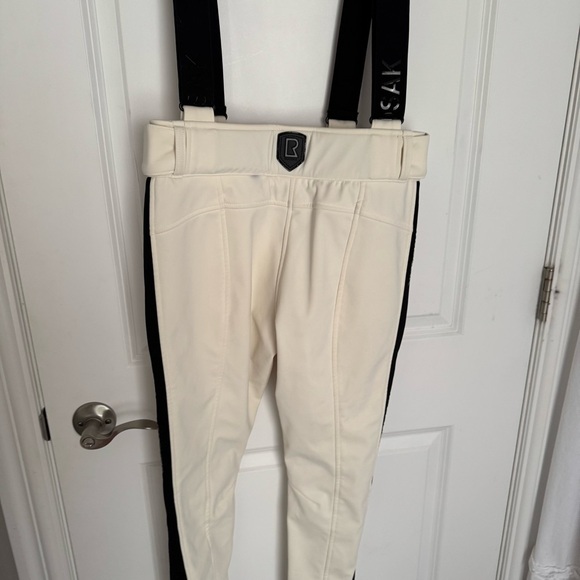 Rudsak limited edition messa ski pant with logo straps in cream white size S - Picture 9 of 16